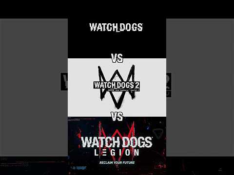 Watch Dogs (2014) VS Watch Dogs 2 (2016) VS Watch Dogs Legion (2020) #shorts