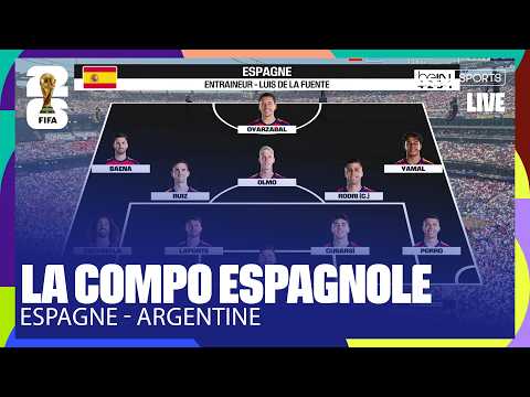 LIVE - LA COMPOSITION de l'ESPAGNE sans PEDRI !
