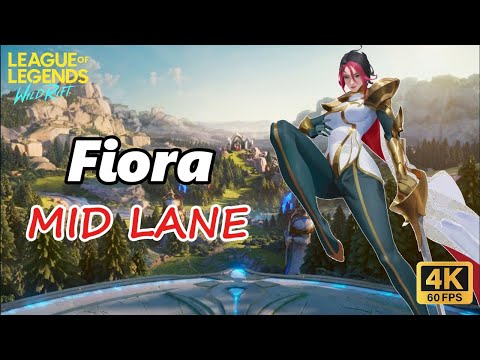 Try Hard Fiora Mid Vs Aurelion Sol & Ambessa Full Gameplay 4K Wild Rift