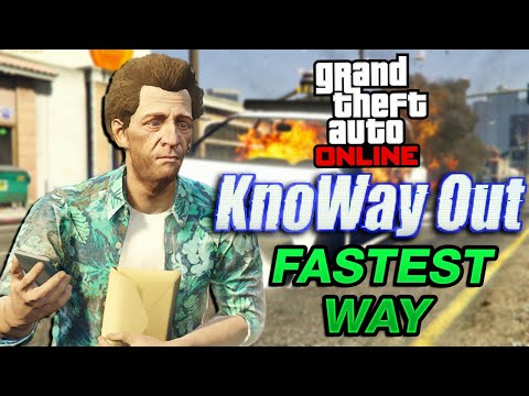 KnoWay Out UNDER 45 MINUTES & ELITE Challenge (Avi Missions Guide) | GTA Online