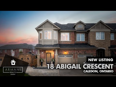 SOLD! 18 Abigail Crescent in Caledon! (Ontario Canada)