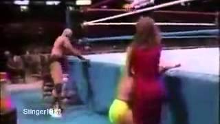 Randy Savage vs  Bad News Brown WWF Title  Jan 14 1989