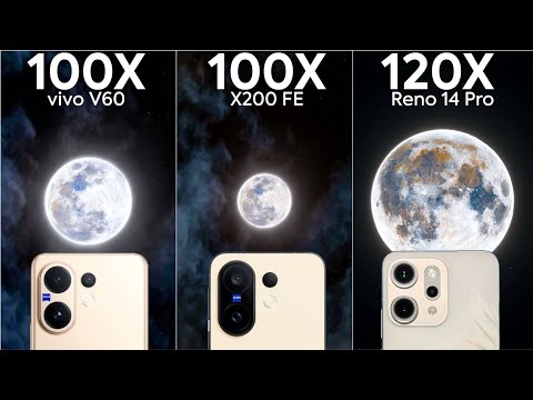Vivo V60 vs Vivo X200 FE vs Oppo Reno 14 Pro Live Zoom Test Comparison