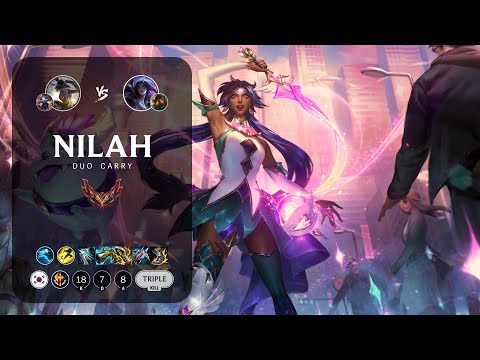 Nilah ADC vs Kai'Sa - KR Grandmaster Patch 12.22