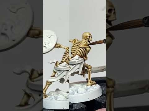 How to Paint Warhammer Skeletons - 3 Paints!