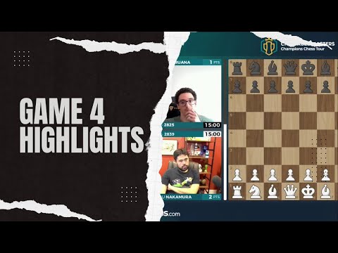 Grand Final Reset? | Nakamura vs. Caruana - Game 4 Highlights | Chessable Masters 2023