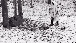 Snow Poncho Concealment Techniques