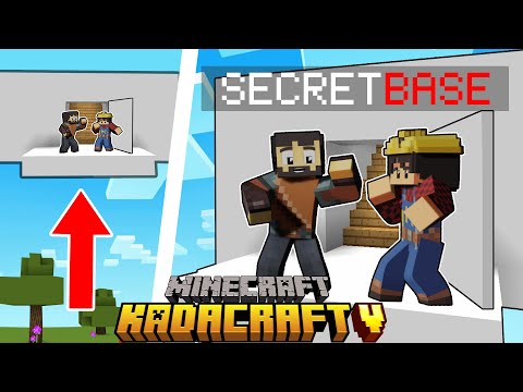 KadaCraft 5: Ep. 9 - Building The BEST HIDEOUT BASE!