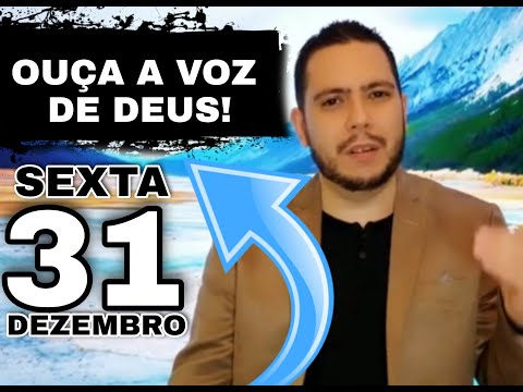 MENSAGEM🎁DE DEUS PARA ESSA SEXTA, 31 DE DEZEMBRO