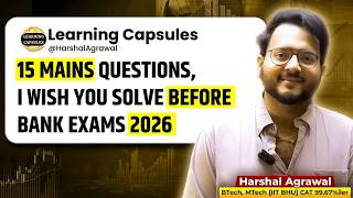 🔴 Best 15 Questions for Mains Exams You MUST DO for 2026 ! Bank Exams Mains Quant | Harshal Sir