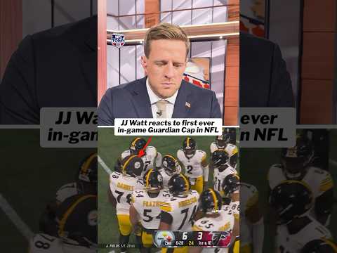 JJ Watt reacts to the first ever in-game guardian cap