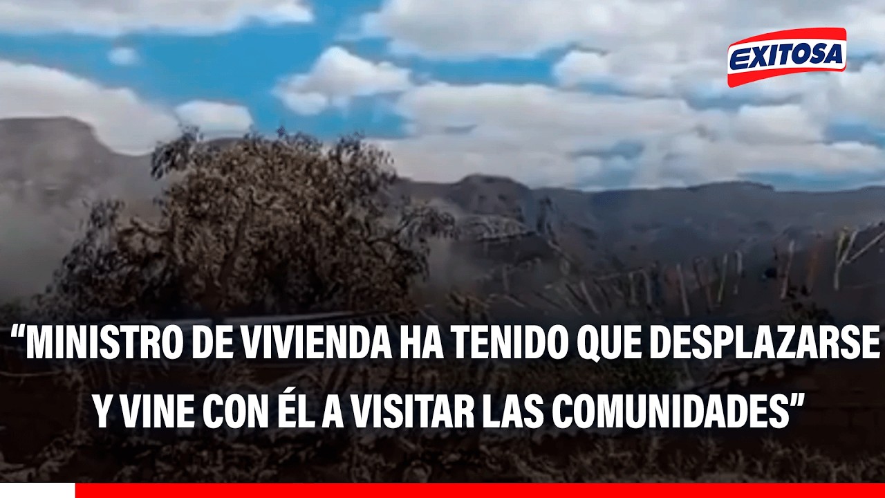 🔴🔵 Alcalde de Parinacochas visitó lugares afectados tras sismo junto a ministro de Vivienda