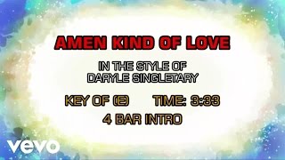 Daryle Singletary - Amen Kind Of Love (Karaoke)
