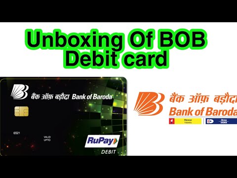 Unboxing Of BOB Debit Card. Arif Banking Products