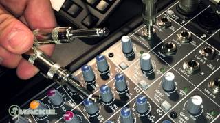 Mackie Mixer basics - Channel insert