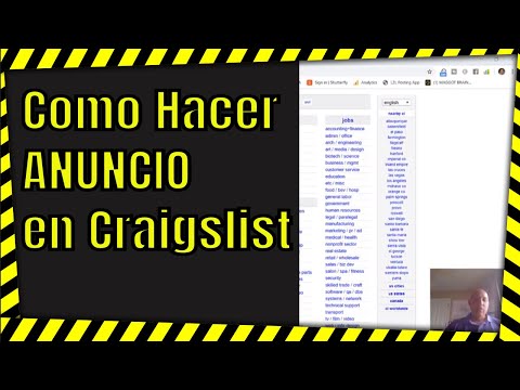 Como Poner Anuncio En Craigslist