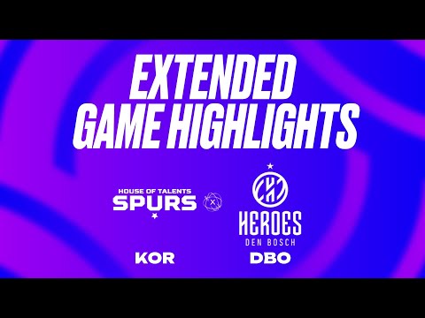 House of Talents Kortrijk Spurs vs. Heroes Den Bosch Extended Game Highlights