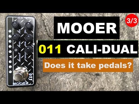 011 CALI DUAL - MOOER preamp pedal demo - p3