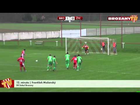 SK Sokol Brozany vs. FK Slavoj Žatec | sestřih