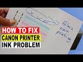 How To Fix CANON G1020, G2020, G3020 Black ink Not Printing | Color Problem with Manual ink Flushing