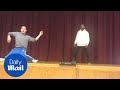 Student Challenges Teacher to Dance-Off - Daily Mail