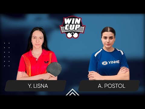 15:30 Yaroslava Lisna - Anastasiia Postol West 3 WIN CUP 10.05.2024 | TABLE TENNIS WINCUP