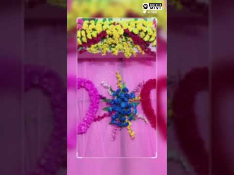 Tanushree flower decoration #viral shorts video #Viral decoration video # tranding video