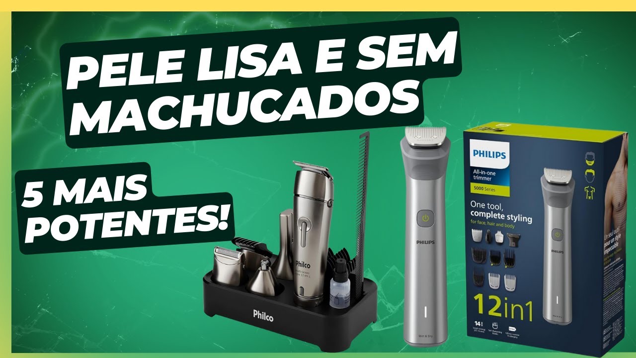 lâminas e giletes NUNCA MAIS! 5 APARADORES DE PELO que deixa a pele lisinha sem machucar