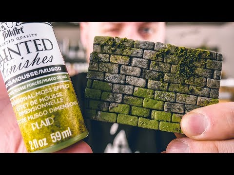 👍👎FolkArt "Painted Finishes" Moss - REVIEW - Bonus DIY Moss Recipe!