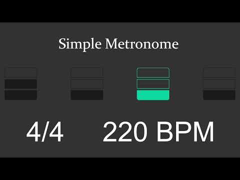 Metronome -  220 BPM