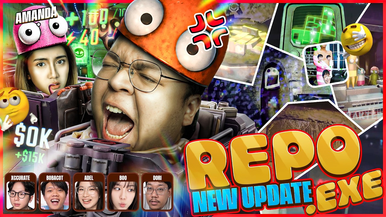 REPO EXE ||  ADU MEKANIK 🔫 GODEL PURA PURA GILA 🤪 AMANDA BIKIN RUGI 🤬