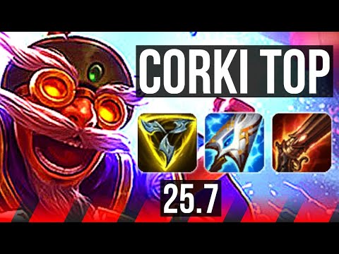 CORKI vs CAMILLE (TOP) | EUW Master | 25.7