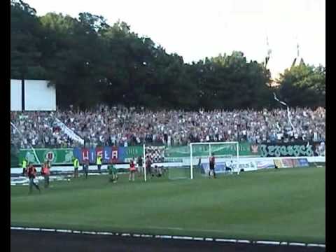 Lechia Gdańsk - Jagiellonia 1:1 I kolejka II ligi 2005/2006 - bramka Lechii na 1:1