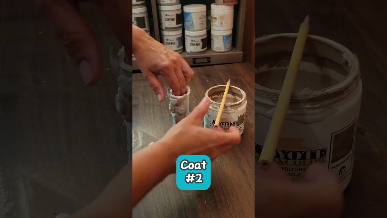 Owl Vase in progress! Part 2: Glazing #handbuilt #stoneware #pottery #ceramics #clay #maycocolors