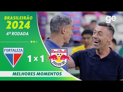 Gols e lances de Fortaleza x Red Bull Bragantino