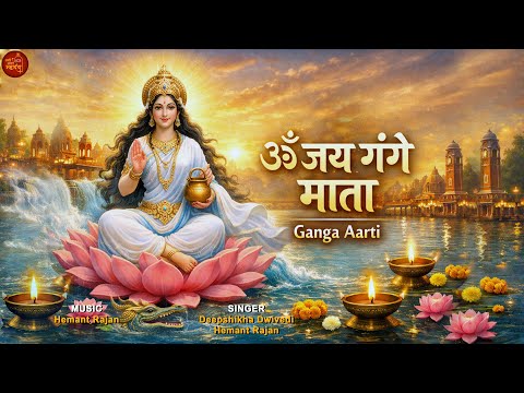 Om Jai Gange Mata Aarti with Lyrics | जय गंगे माता आरती | Ganga Maiya Ki Aarti | Ganga Maiya Bhajan