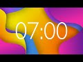 7 Minute Timer with Music and Alarm 🎵⏰