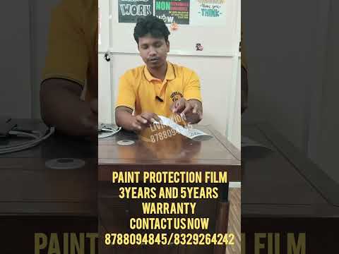 Clear Paint Protection Film (PPF) For Cars 5YEARS WARRANTY 180 TO 200 MICRONS