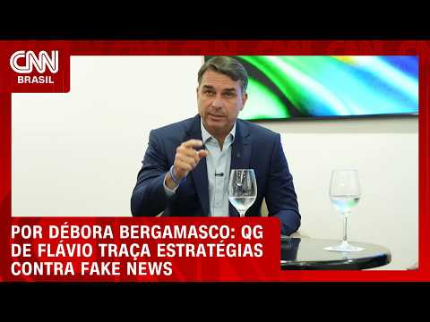 QG de Flávio Bolsonaro traça estratégias contra fake news | CNN 360°