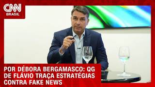 Vídeo: QG de Flávio Bolsonaro traça estratégias contra fake news | CNN 360°