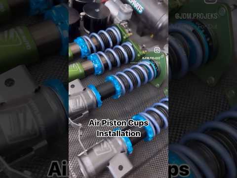 #fortuneautousa Coilovers with #stanceparts Air Piston Cups Installation on this FRS/BRZ/86