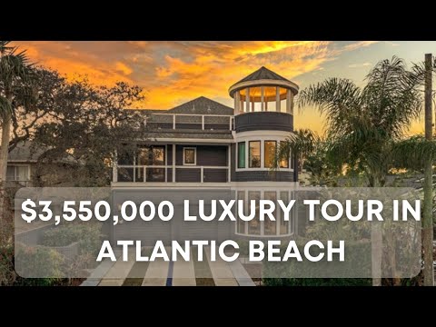 $3,550,000 Modern Luxury Home Tour in Atlantic Beach, Florida