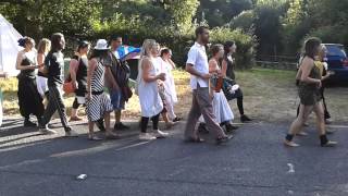 Balcombe protest : We Are Walking on Sacred Ground