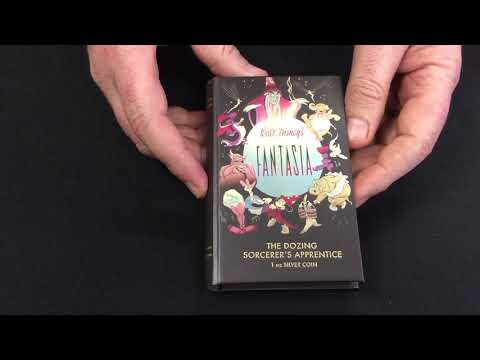 Disney Fantasia 80th Anniversary - The Dozing Sorcerer’s Apprentice 1oz Silver Coin