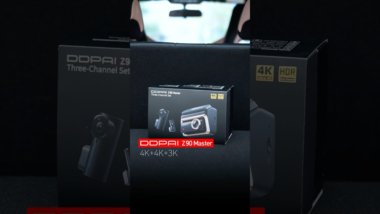 DDPAI Z90 Master pioneers 4K + 4K + 3K Digital Clarity. Powered by Dual Sony sensors and Triple HDR