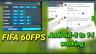 How to get high Graphics in FIFA mobile✅ Fifa mobile 60fps Unlock🔓