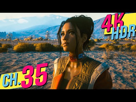 [4K HDR] Cyberpunk 2077 (100%, Very Hard, All Side Quests) Walkthrough Part 35 - Riders on the Storm