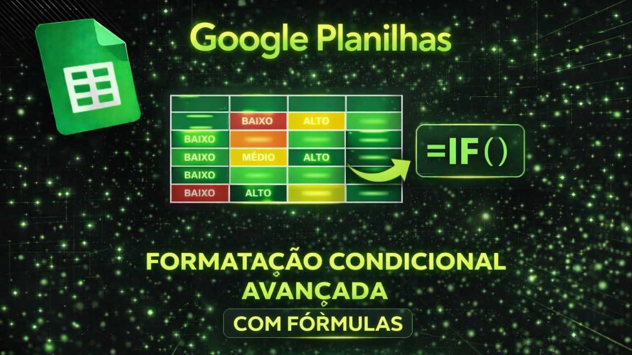 Formatação Avançada com Fórmulas - Google Planilhas
