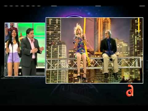 La reportera española de El Happy Hour - América TeVé