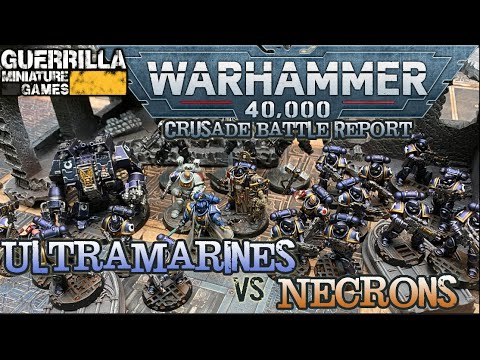 Warhammer 40k CRUSADE Battle Report - Craftworld Eldar vs. Ultramarines